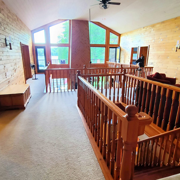 Upstairs if the cottage